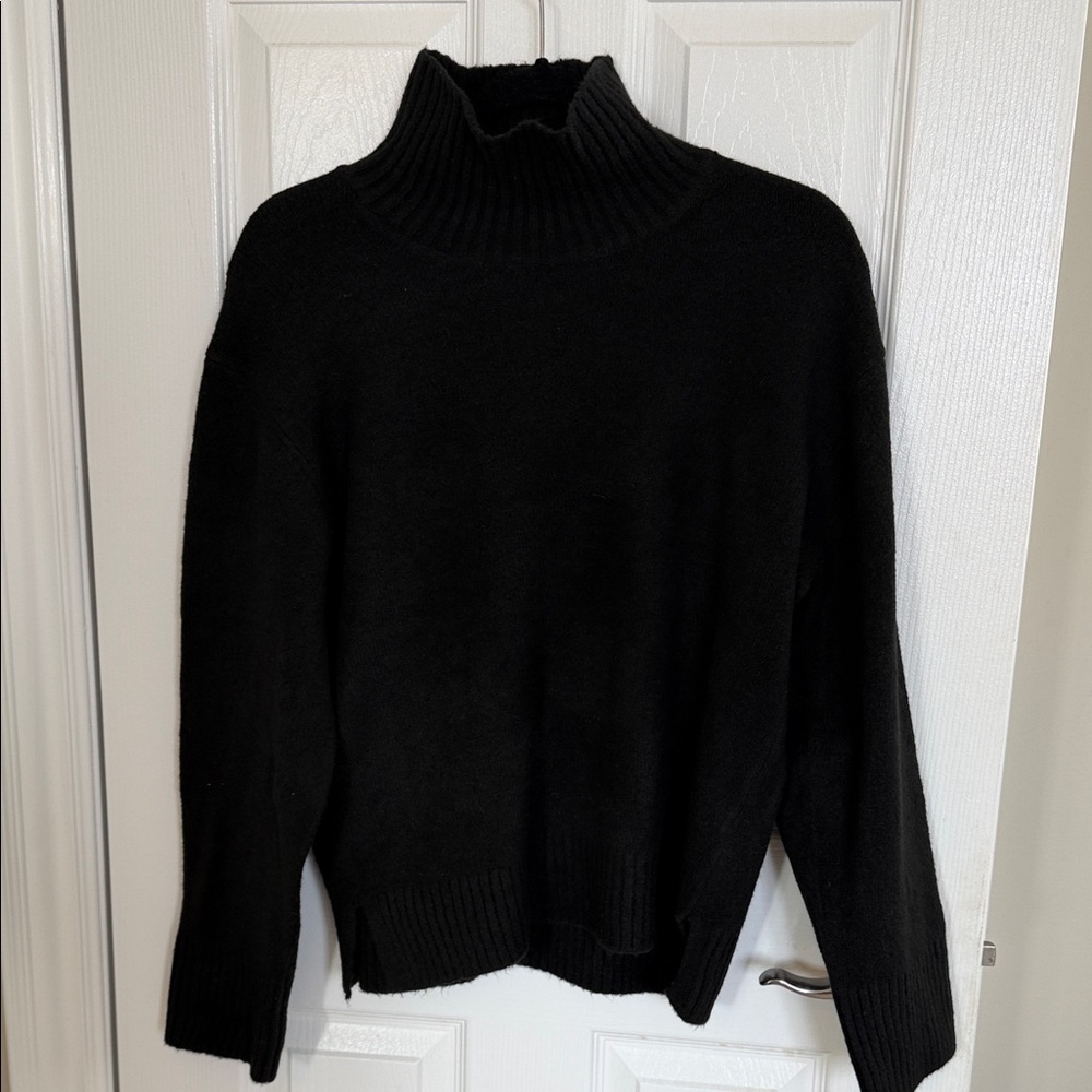 Silver Jeans Black Cowl Neck Sweater